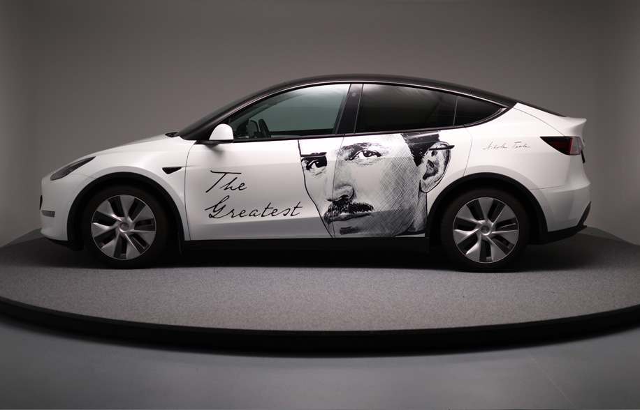 Horny 1 dizajnovy polep Tesla Y
